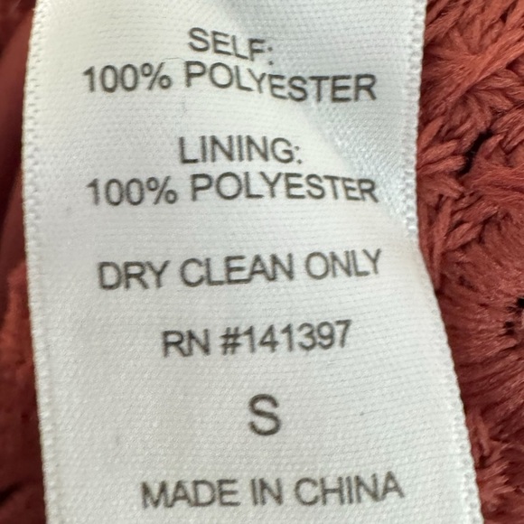 ASTR The Label Rust Floral Lace Sleeveless Mini Bodycon Dress Sheath Womens Sz S - Picture 5 of 9